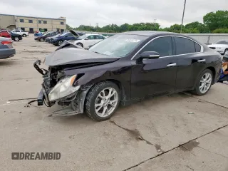 2014 Nissan Maxima SV with VIN 1N4AA5AP2EC913977, listed as a Copart auction lot 56556775 with Not provided miles and Salvage title. Bid and sale history available at DreamBid. Image 1.