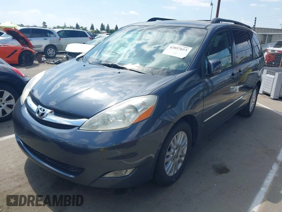 2008 Toyota Sienna XLE with VIN 5TDZK22C88S179675, listed as a IAAI auction lot 42057683 with 146,960 mi miles. Bid and sale history available at carsss.com. Image 2.