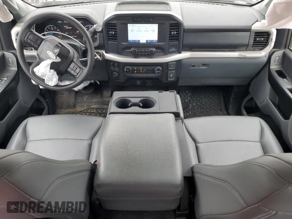 2021 Ford F-150 XL with VIN 1FTEX1CB5MKE66151, listed as a Copart auction lot 50883995 with 55,607 mi miles and Salvage title. Bid and sale history available at DreamBid. Image 8.