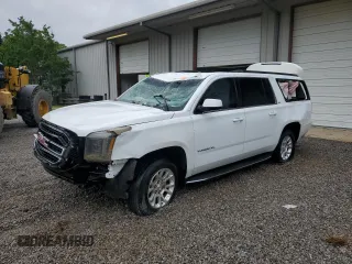 2018 GMC Yukon XL SLE z VIN 1GKS1FKC2JR214201, wystawiony jako Copart lot #51284895 z przebiegiem Nie podano mil oraz Czysty tytuł • Clean title. Historia ofert i sprzedaży dostępna na DreamBid. Obrazek 1.
