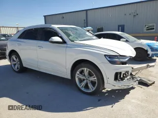 2021 Audi Q8 Premium Plus with VIN WA1BVAF18MD032042, listed as a Copart auction lot 47870175 with 65,764 mi miles and Salvage Title. Bid and sale history available at carsss.com. Image 4.