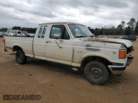 1989 Ford F-150 with VIN 1FTEX15N3KKA10833, listed as a Copart auction lot 47293175 with 58,677 mi miles and Salvage Title. Bid and sale history available at carsss.com. Image 4.
