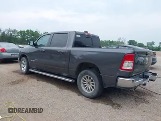 2021 Ram 1500 Big Horn with VIN 1C6SRFFT6MN646291, listed as a IAAI auction lot 42429243 with 74,364 mi miles and . Bid and sale history available at DreamBid. Image 3.