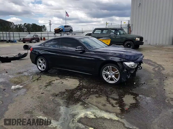 2015 BMW 4 Series 435i xDrive with VIN WBA3R5C57FK371612, listed as a Copart auction lot 49127135 with 75,823 mi miles and Salvage title. Bid and sale history available at DreamBid. Image 14.