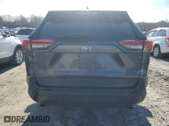 2019 Toyota RAV4 XLE Premium with VIN JTMA1RFV7KD028589, listed as a Copart auction lot 47376815 with 0 mi miles and Salvage Title. Bid and sale history available at carsss.com. Image 6.