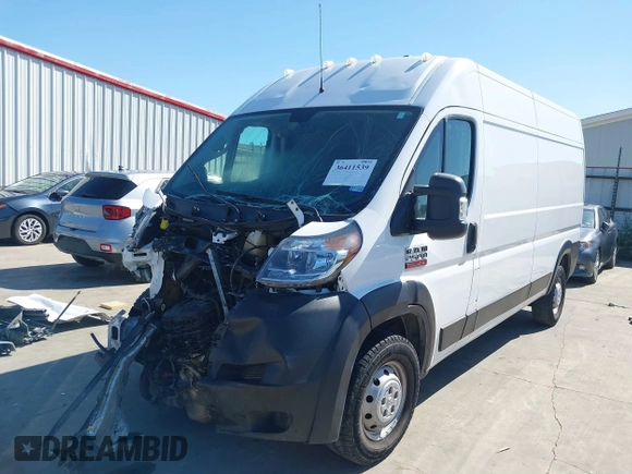 2019 Ram ProMaster Cargo with VIN 3C6TRVDG2KE506177, listed as a IAAI auction lot 42237329 with 220,000 mi miles and . Bid and sale history available at DreamBid. Image 2.