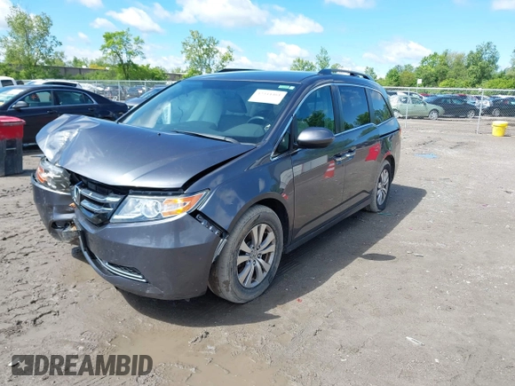 2017 Honda Odyssey EX z VIN 5FNRL5H42HB009458, wystawiony jako IAAI lot #42344461 z przebiegiem 102 226 mil mil oraz . Historia ofert i sprzedaży dostępna na DreamBid. Obrazek 17.