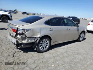 2013 Lexus ES 300h with VIN JTHBW1GG1D2011128, listed as a Copart auction lot 58246565 with 128,242 mi miles and Salvage title. Bid and sale history available at DreamBid. Image 3.