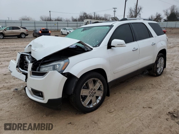 2017 GMC Acadia Limited with VIN 1GKKVSKD3HJ238828, listed as a Copart auction lot 52280455 with Not provided miles and Salvage title. Bid and sale history available at DreamBid. Image 1.