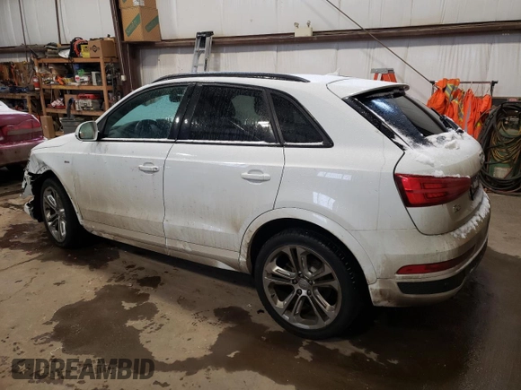 2017 Audi Q3 Prestige with VIN WA1GCCFS2HR005461, listed as a Copart auction lot 37967873 with 128,540 mi miles. Bid and sale history available at carsss.com. Image 2.