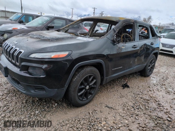 2015 Jeep Cherokee Sport z VIN 1C4PJMAB9FW564237, wystawiony jako Copart lot #51441465 z przebiegiem Nie podano mil oraz Szkoda całkowita • Salvage title. Historia ofert i sprzedaży dostępna na DreamBid. Obrazek 1.