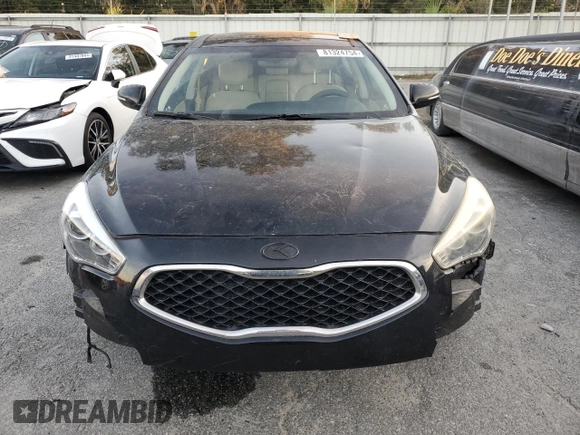 2014 Kia Cadenza Premium with VIN KNALN4D70E5120367, listed as a Copart auction lot 81324754 with 137,508 mi miles and Salvage Title. Bid and sale history available at carsss.com. Image 5.