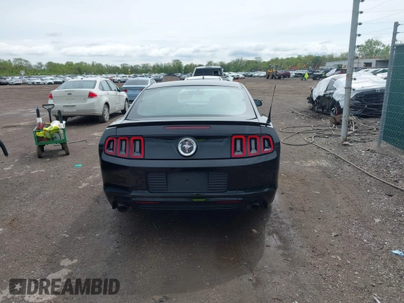 2014 Ford Mustang V6 with VIN 1ZVBP8AM5E5226188, listed as a IAAI auction lot 42181615 with 70,748 mi miles and . Bid and sale history available at carsss.com. Image 16.