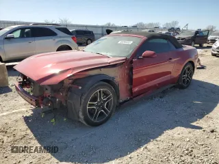 2017 Ford Mustang V6 with VIN 1FATP8EM3H5340203, listed as a Copart auction lot 48390555 with 98,930 mi miles and Salvage Title. Bid and sale history available at carsss.com. Image 1.
