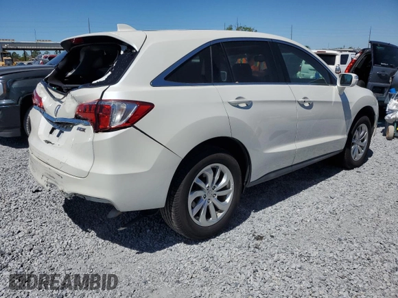 2017 Acura RDX w/Technology Pkg with VIN 5J8TB3H52HL000635, listed as a Copart auction lot 49536545 with 57,383 mi miles and Salvage Title. Bid and sale history available at carsss.com. Image 3.