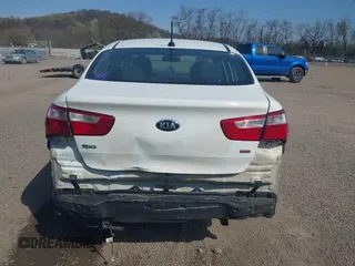 2014 Kia Rio LX with VIN KNADM4A37E6332282, listed as a IAAI auction lot 42050166 with 159,116 mi miles. Bid and sale history available at carsss.com. Image 17.