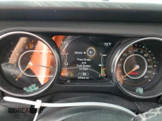 2020 Jeep Wrangler Unlimited Sahara with VIN 1C4HJXEG7LW297722, listed as a Copart auction lot 55295025 with 69,064 mi miles and Salvage title. Bid and sale history available at DreamBid. Image 9.