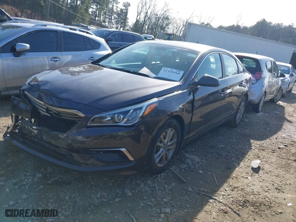 2015 Hyundai Sonata 2.4L SE with VIN 5NPE24AF3FH227866, listed as a IAAI auction lot 41333160 with 73,988 mi miles. Bid and sale history available at carsss.com. Image 17.