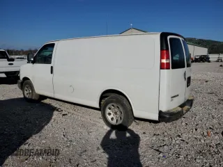 2010 Chevrolet Express Cargo Van with VIN 1GCUGADX2A1182046, listed as a Copart auction lot 47025835 with 0 mi miles and Salvage Title. Bid and sale history available at carsss.com. Image 2.