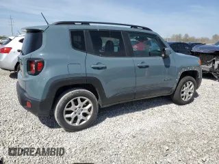 2017 Jeep Renegade Latitude with VIN ZACCJBBB9HPF65454, listed as a Copart auction lot 53787315 with 82,689 mi miles and Salvage Title. Bid and sale history available at carsss.com. Image 3.