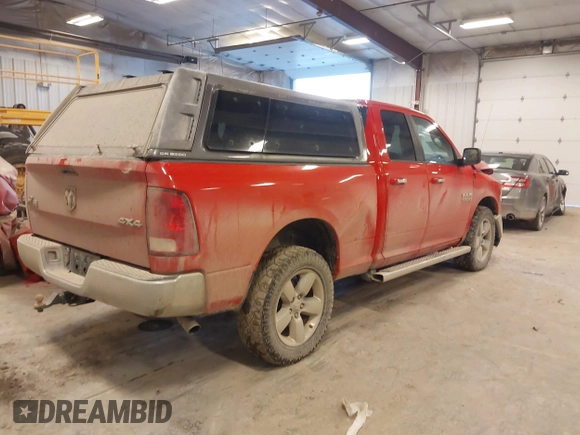 2015 Ram 1500 Outdoorsman with VIN 1C6RR7GG9FS660065, listed as a IAAI auction lot 41078333 with 117,639 mi miles and . Bid and sale history available at DreamBid. Image 4.