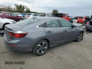 2021 Honda Insight EX with VIN 19XZE4F5XME010454, listed as a Copart auction lot 50452055 with 73,506 mi miles and Salvage Title. Bid and sale history available at carsss.com. Image 3.