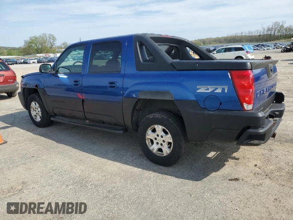 2003 Chevrolet Avalanche z VIN 3GNEK13T53G317159, wystawiony jako Copart lot #54570495 z przebiegiem 23 711 mil mil oraz Nie do naprawy • Non repairable. Historia ofert i sprzedaży dostępna na DreamBid. Obrazek 2.