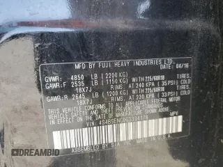 2016 Subaru Outback Limited z VIN 4S4BSENC0G3334178, wystawiony jako Copart lot #61968945 z przebiegiem 127 896 mil mil oraz Szkoda całkowita • Salvage title. Historia ofert i sprzedaży dostępna na DreamBid. Obrazek 12.