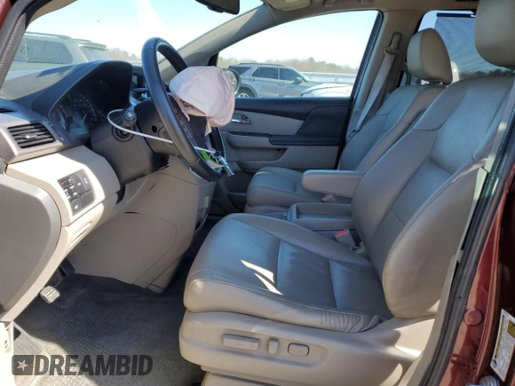 2017 Honda Odyssey EX-L with VIN 5FNRL5H66HB006354, listed as a Copart auction lot 49682455 with 250,935 mi miles and Salvage Title. Bid and sale history available at DreamBid. Image 7.