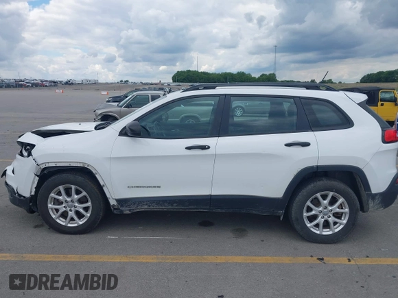 2015 Jeep Cherokee Sport z VIN 1C4PJMAB6FW773872, wystawiony jako IAAI lot #42376516 z przebiegiem 135 209 mil mil oraz . Historia ofert i sprzedaży dostępna na DreamBid. Obrazek 14.