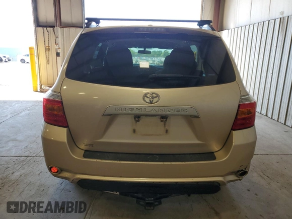 2010 Toyota Highlander with VIN JTEZK3EH1A2103785, listed as a Copart auction lot 54875155 with 189,790 mi miles and Salvage title. Bid and sale history available at DreamBid. Image 6.