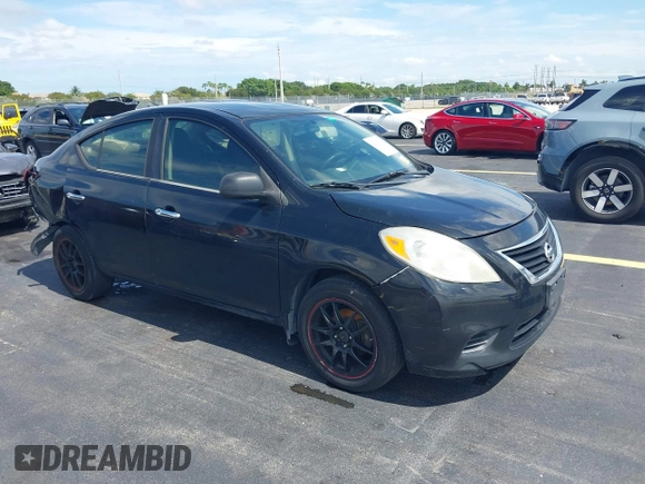 2012 Nissan Versa SV with VIN 3N1CN7AP7CL865822, listed as a IAAI auction lot 42605185 with 169,652 mi miles and . Bid and sale history available at DreamBid. Image 1.