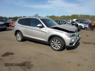 2015 BMW X3 xDrive28i with VIN 5UXWX9C50F0D46867, listed as a Copart auction lot 54896695 with 139,798 mi miles and Salvage Title. Bid and sale history available at DreamBid. Image 4.