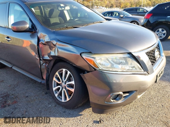 2016 Nissan Pathfinder Platinum with VIN 5N1AR2MMXGC629580, listed as a IAAI auction lot 40817601 with 106,046 mi miles and . Bid and sale history available at DreamBid. Image 6.