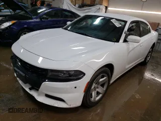 2019 Dodge Charger Police with VIN 2C3CDXAG7KH658925, listed as a Copart auction lot 37497773 with 43,298 mi miles and . Bid and sale history available at DreamBid. Image 1.