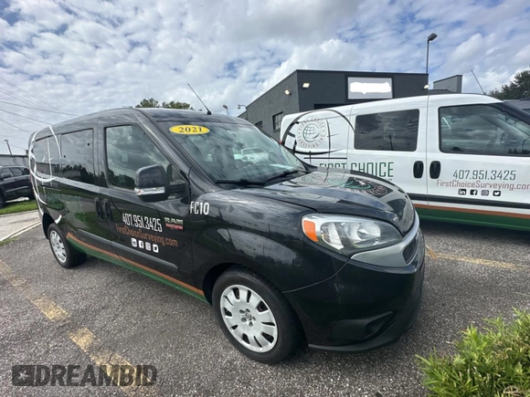2021 Ram ProMaster City Passenger SLT с VIN ZFBHRFBB9M6T47066, выставлен на аукционе Copart как лот 76077884 с пробегом 129 171 миль миль и Чистый • Clean title. История ставок и продаж доступна на DreamBid. Изображение 1.
