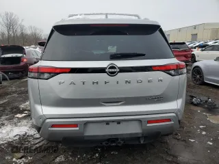2023 Nissan Pathfinder Platinum with VIN 5N1DR3DK7PC262574, listed as a Copart auction lot 44063835 with 13,480 mi miles and Salvage title. Bid and sale history available at DreamBid. Image 6.