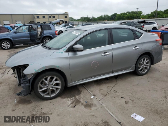2014 Nissan Sentra SV with VIN 3N1AB7AP4EY271517, listed as a Copart auction lot 54385855 with 114,749 mi miles and Salvage title. Bid and sale history available at DreamBid. Image 1.