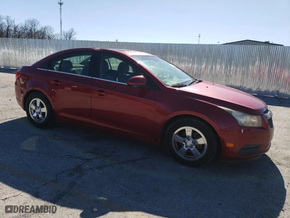 2012 Chevrolet Cruze LT w/1LT with VIN 1G1PF5SC8C7237096, listed as a Copart auction lot 49981175 with 170,562 mi miles and Salvage Title. Bid and sale history available at carsss.com. Image 4.