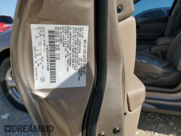 2004 Ford Taurus SE with VIN 1FAFP53U04A141688, listed as a Copart auction lot 55606685 with 134,548 mi miles and Salvage Title. Bid and sale history available at DreamBid. Image 12.