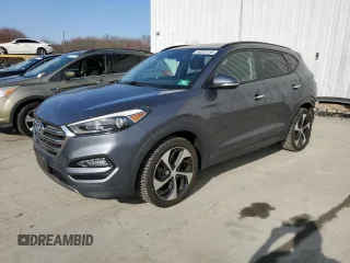 2016 Hyundai Tucson Limited with VIN KM8J3CA20GU203899, listed as a Copart auction lot 50232195 with 91,585 mi miles and Salvage Title. Bid and sale history available at carsss.com. Image 1.