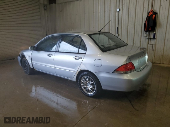 2006 Mitsubishi Lancer ES z VIN JA3AJ26E36U014104, wystawiony jako Copart lot #59814245 z przebiegiem 144 780 mil mil oraz Nie do naprawy • Non repairable. Historia ofert i sprzedaży dostępna na DreamBid. Obrazek 2.