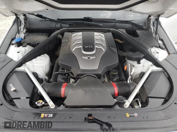 2018 Genesis G90 Ultimate with VIN KMHG54JH3JU043703, listed as a Copart auction lot 74028884 with Not Provided miles and Salvage Title. Bid and sale history available at DreamBid. Image 12.