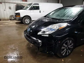 2015 Nissan LEAF S with VIN 1N4AZ0CP6FC334064, listed as a Copart auction lot 49307085 with 42,375 mi miles and Salvage Title. Bid and sale history available at DreamBid. Image 13.