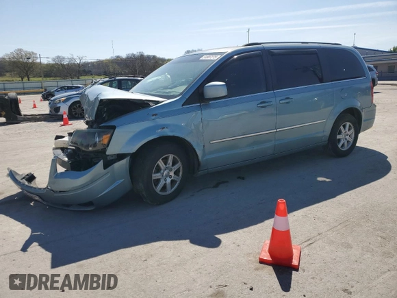 2010 Chrysler Town & Country Touring with VIN 2A4RR5D17AR266307, listed as a Copart auction lot 51007275 with 205,547 mi miles and Salvage Title. Bid and sale history available at DreamBid. Image 1.