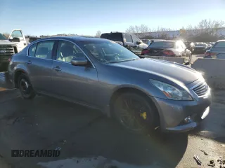 2011 Infiniti G25 Journey with VIN JN1DV6AP7BM601602, listed as a Copart auction lot 80299114 with 142,003 mi miles and Salvage Title. Bid and sale history available at DreamBid. Image 4.