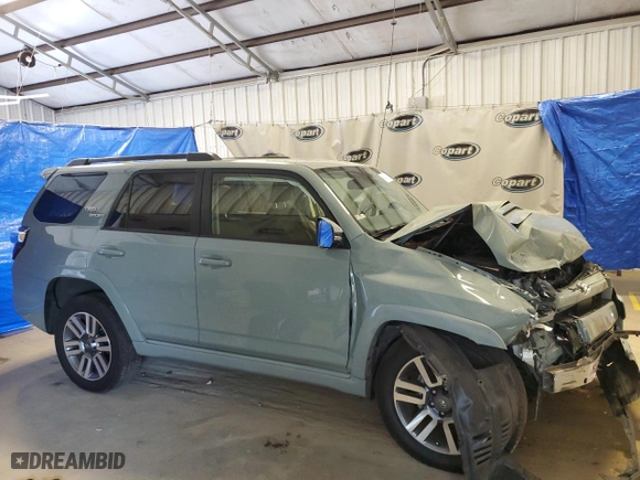 2023 Toyota 4Runner TRD Sport with VIN JTESU5JR1P6090771, listed as a Copart auction lot 64517684 with 19,939 mi miles and Salvage Title. Bid and sale history available at carsss.com. Image 4.