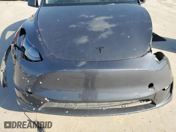 2022 Tesla Model Y Performance with VIN 7SAYGDEF8NF384270, listed as a Copart auction lot 56718215 with Not provided miles and Salvage title. Bid and sale history available at DreamBid. Image 12.