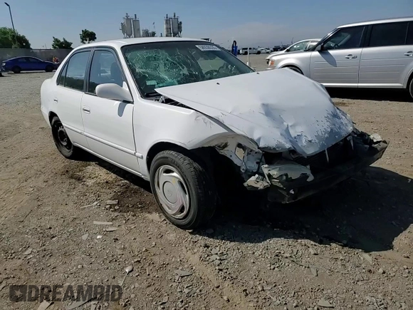 1998 Toyota Corolla VE with VIN 1NXBR18EXWZ081316, listed as a Copart auction lot 58938535 with 222,122 mi miles and Salvage title. Bid and sale history available at DreamBid. Image 14.