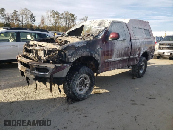 1997 Ford F-150 with VIN 1FTDF18W7VNA43842, listed as a Copart auction lot 80889804 with Not provided miles and Salvage title. Bid and sale history available at DreamBid. Image 1.